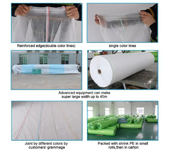 rayson nonwoven,ruixin,enviro banana permeable weed control fabric with good price for outdoor