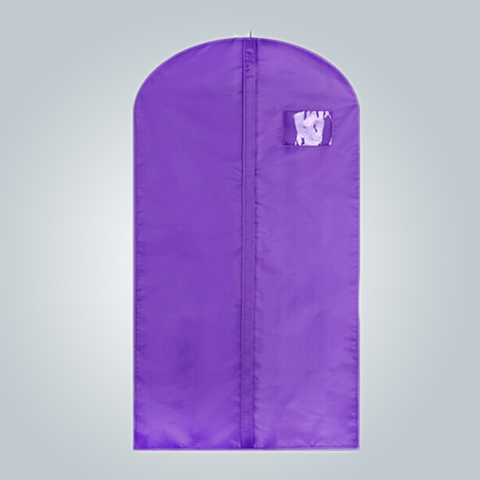 rayson nonwoven,ruixin,enviro-Wholesale Fabric Garment Packaging Bag with Name Card Window