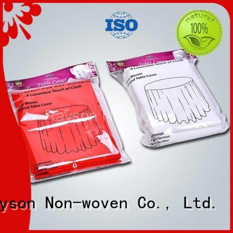 Custom raysons non woven tablecloth 1x1m rayson nonwoven,ruixin,enviro