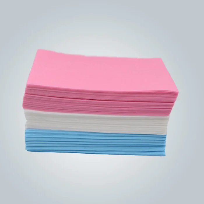 product-rayson nonwoven-Clinic Hotel Hygiene Blue Pink Disposable Bed sheet Easy Carry Paper Bedsh-2