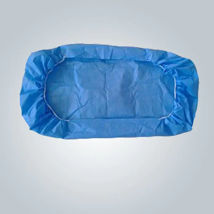 product-rayson nonwoven-50 gr Blue Nonwoven Bed Cover With Elastic Band No Smell No Stimulation to T-2