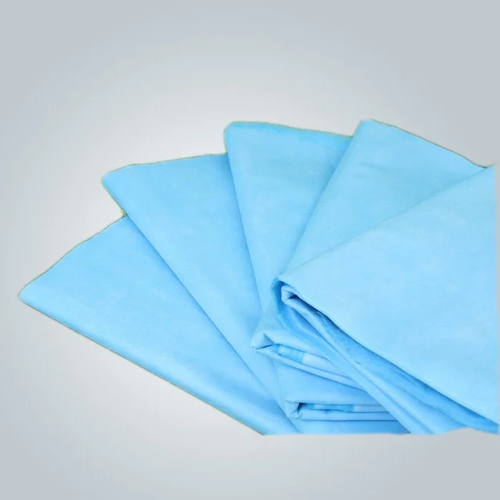 product-rayson nonwoven-Hospital Disposable Bed Sheet Medical Non Woven Polypropylene Fabric Materia-2