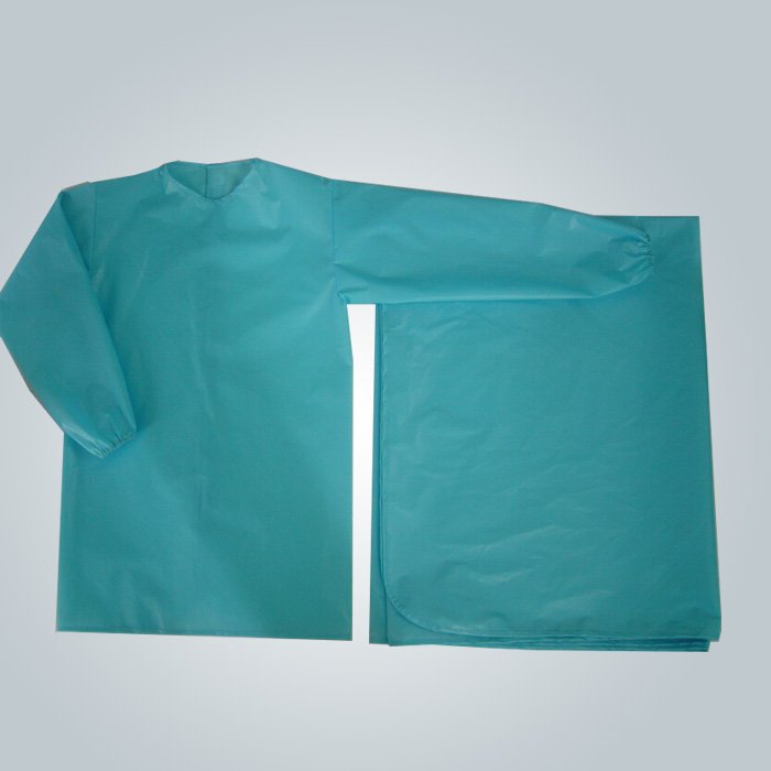 Medical Hospital Dressing Cloth Water Proof Non Woven Medical Fabric Surgical Gown