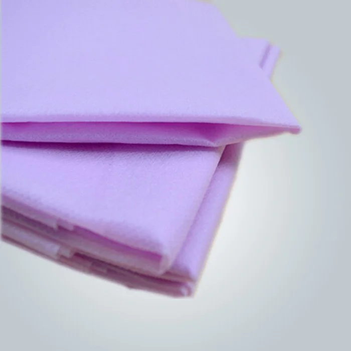 product-rayson nonwoven-Purple Color SMS NonWoven Medical Fabric For Surgical Gowns Operating Towel-2