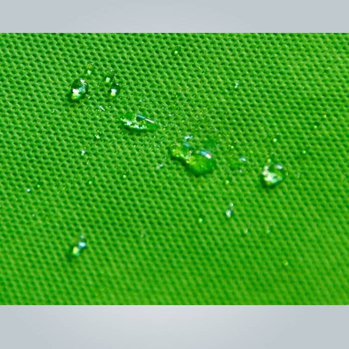 Green  hydrophobic non woven fabric is made in small   roll