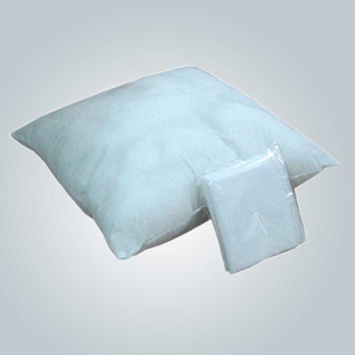 White Nonwoven Airplane Pillow Cover CE and FDA Certificate 40 cm * 40 cm