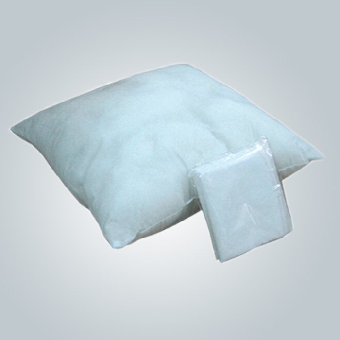 Fodera per cuscino in aeroplano non tessuto bianco certificato CE e FDA 40 cm * 40 cm
