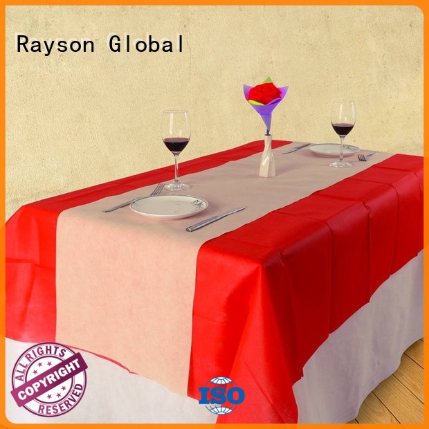 bag non woven geotextile fabric tablecover for tablecloth rayson nonwoven,ruixin,enviro