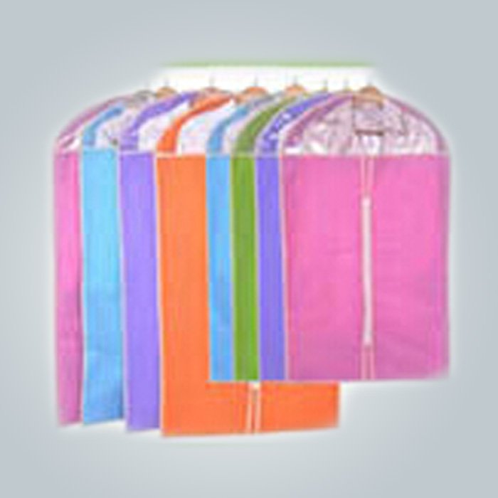 product-Fashion Style Colorful Customized Folding Disposable Suit Cover Spunbond Nonwoven Suit Bags--3