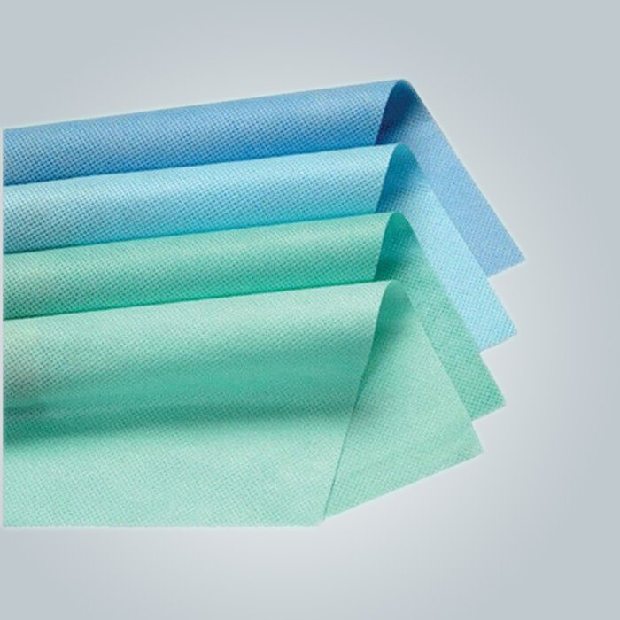 Eco friendly Blue  PP Spunbond Non Woven Fabric for Medical Mask or Surgical Gown