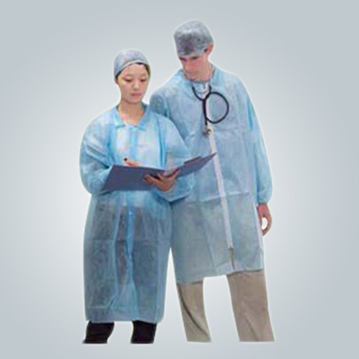 Surgical Cap Hygiene Facemask SS Nonwoven Medical Fabric 20gsm Blue Color Spunbond