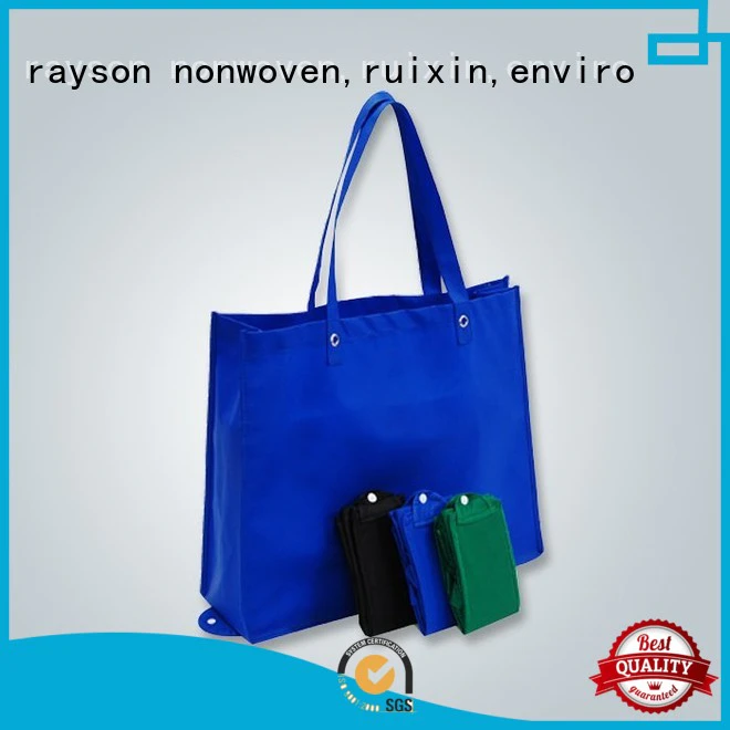 rayson nonwoven,ruixin,enviro Brand colorful gsm non woven fabric foldable supplier