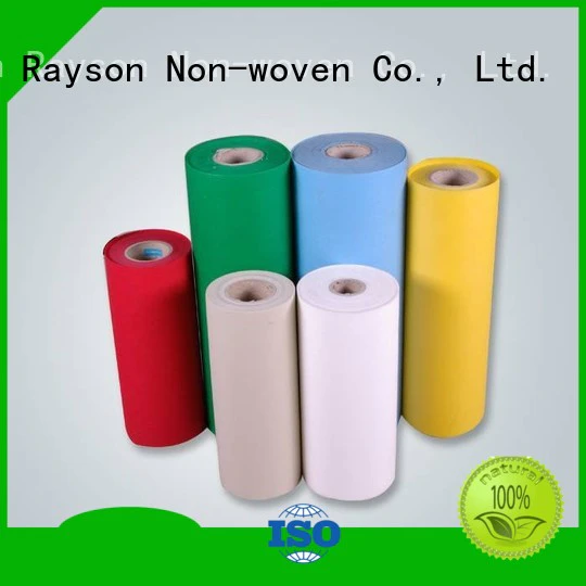 rayson nonwoven,ruixin,enviro Brand pet gsm elongation non woven weed control fabric manufacture