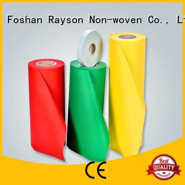 rayson nonwoven,ruixin,enviro non woven weed control fabric antiskid polypropylenespunlace bottom on