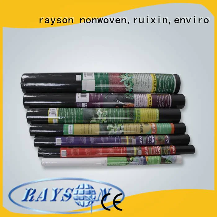 rayson nonwoven,ruixin,enviro extra wide best landscape fabric customized for wrapping
