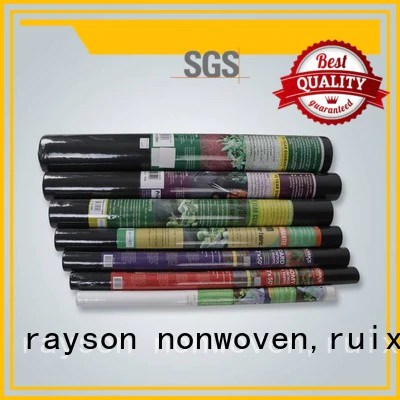 color increased 3uv biodegradable landscape fabric rayson nonwoven,ruixin,enviro Brand company