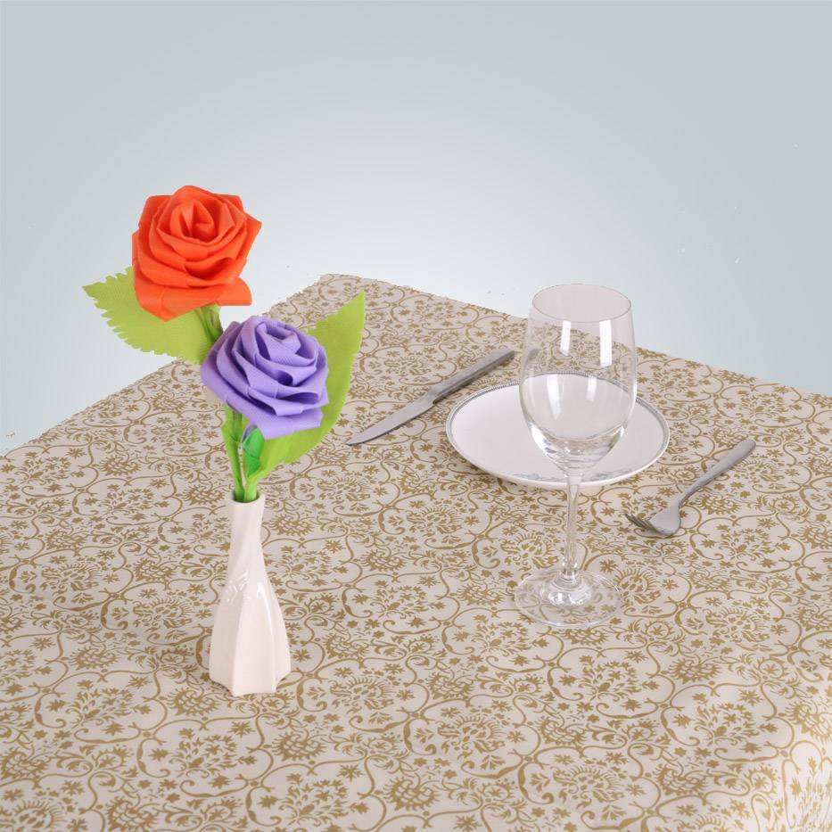 Nonwoven fabric pp table cloth disposable wedding tablecloths