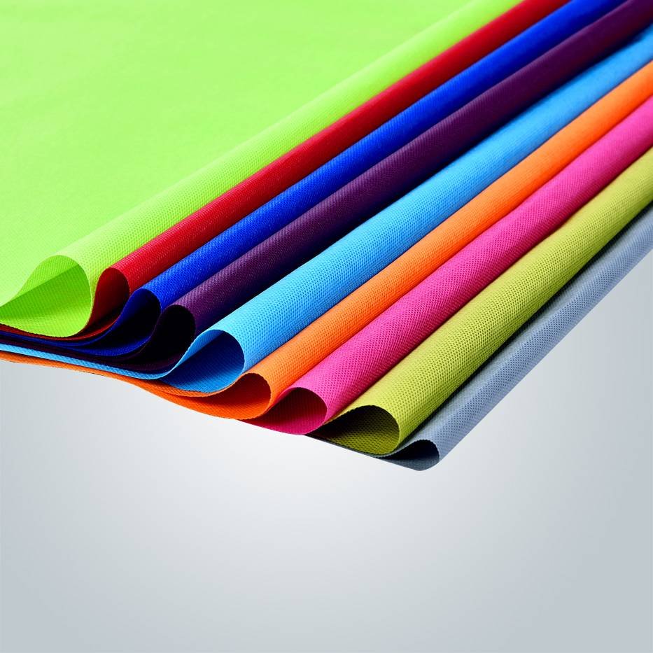 rayson nonwoven,ruixin,enviro Red / green / yellow polypropylene nonwoven table cover for European market Non Woven Tablecloth image150