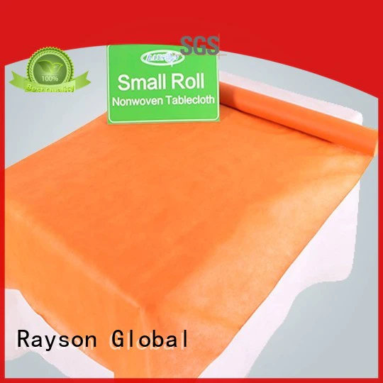rayson nonwoven,ruixin,enviro retail waterproof tablecloth factory for packaging