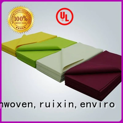 populared pantone spunbond shopping rayson nonwoven,ruixin,enviro Brand non woven tablecloth supplier