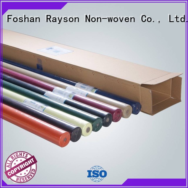 rayson nonwoven,ruixin,enviro dyed party table cloth factory for outdoor
