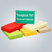 Monouso Non Woven Tablecloth IN TNT Fabric Overseas Stable Uniformity Disposable fabric 1m * 1m