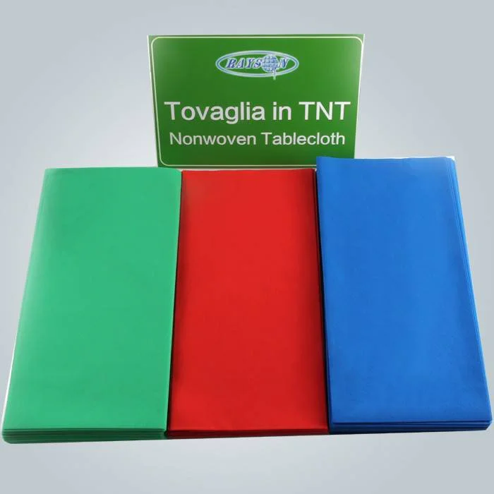 product-rayson nonwoven-Wholesale 45 Gsm Tnt Disposable Non Woven Table Cover-img-2