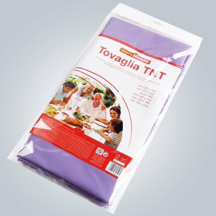 Without printing 40g To 60g Non Woven Tablecloth Tnt Fabric For Banquet Used