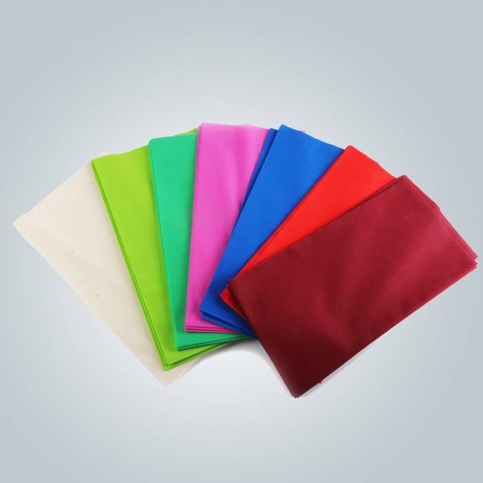50gsm nappe jetable de tnt en couleurs