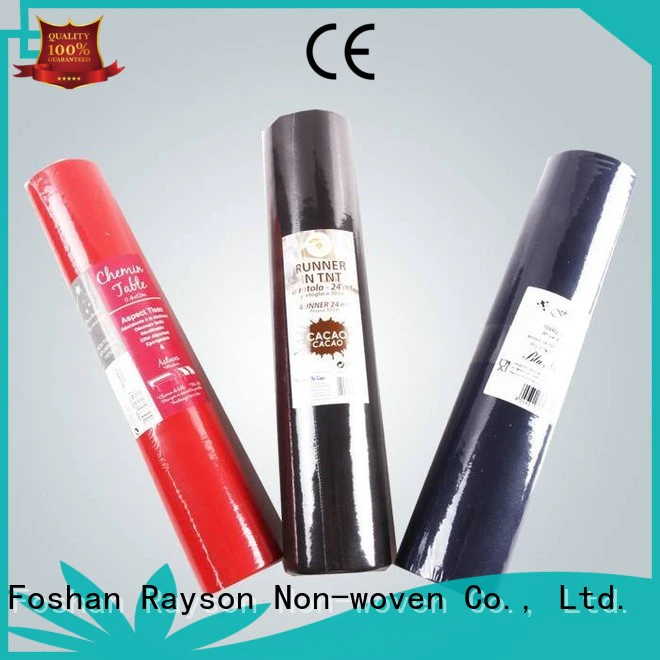 rayson nonwoven,ruixin,enviro disposable sheeting fabric personalized for restaurant