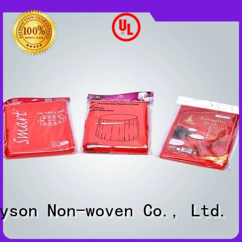 rayson nonwoven,ruixin,enviro fabric washable tablecloth fabric supplier for cover
