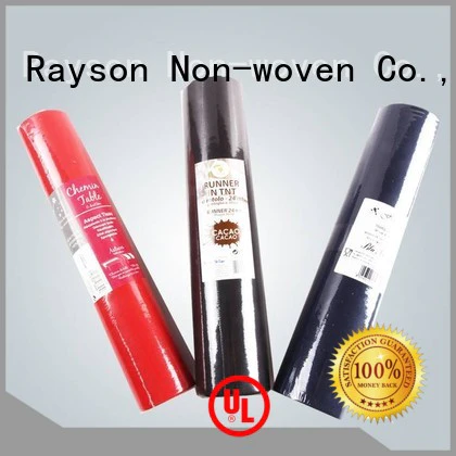 rayson nonwoven,ruixin,enviro Brand one table free disposable table cloths