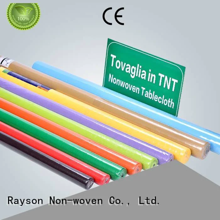 140cm140cm factory direct rayson nonwoven,ruixin,enviro disposable table cloths