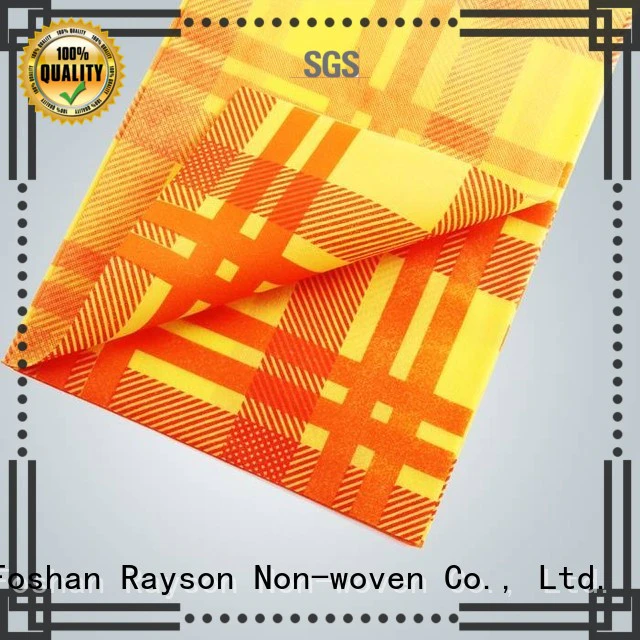 rayson nonwoven,ruixin,enviro printed printed tablecloth manufacturer for party