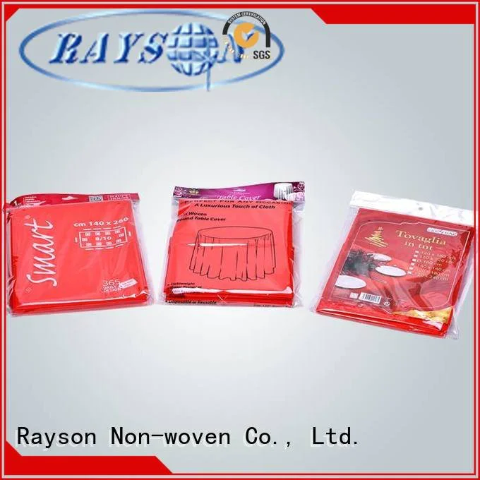 raw material for non woven fabric for rayson nonwoven,ruixin,enviro Brand non woven fabric tablecloth
