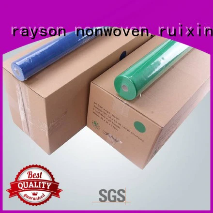 non woven polypropylene fabric suppliers time by round rayson nonwoven,ruixin,enviro Brand disposable table cloths