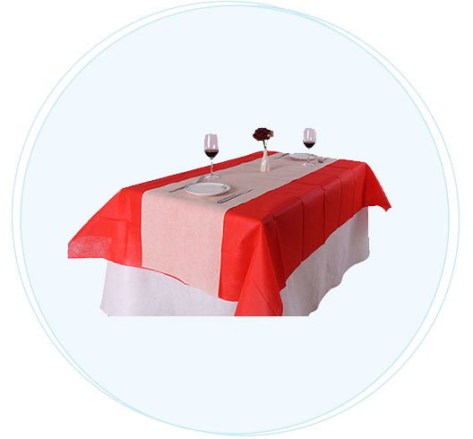 Quality rayson nonwoven,ruixin,enviro Brand cover rayson non woven tablecloth