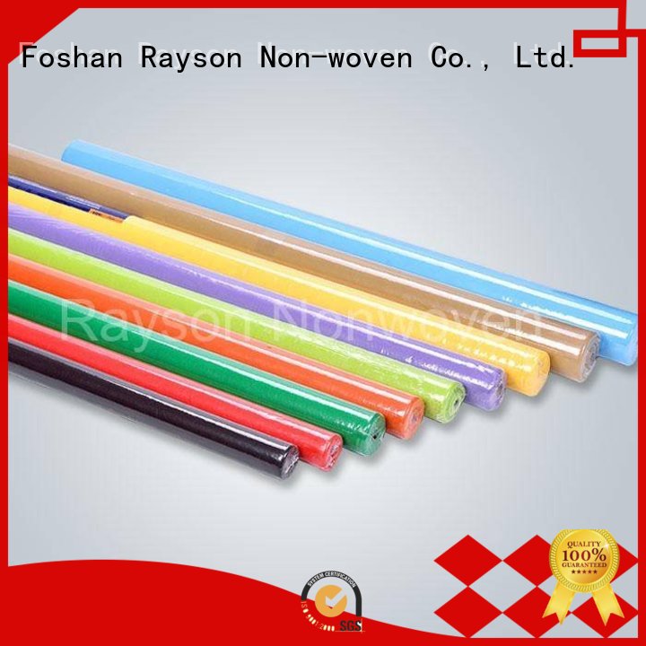 rayson nonwoven,ruixin,enviro Brand heart colors non woven tablecloth uniformity factory