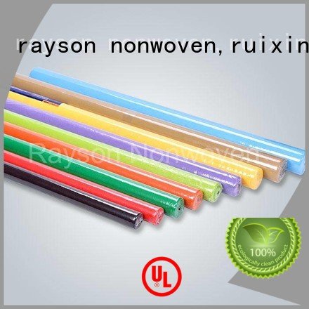 rayson nonwoven,ruixin,enviro manufactuer non woven tablecloth dyed