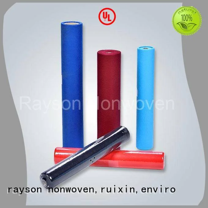 Quality rayson nonwoven,ruixin,enviro Brand shrink non woven tablecloth