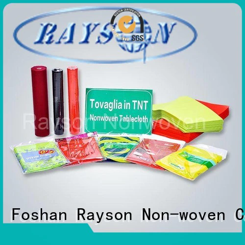 non woven cloth material decoration Bulk Buy tabelcloth rayson nonwoven,ruixin,enviro