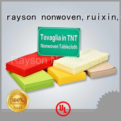 Wholesale certificate non woven cloth rayson nonwoven,ruixin,enviro Brand