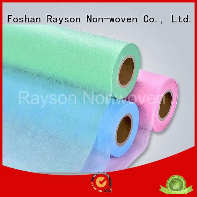 rayson nonwoven,ruixin,enviro Brand dot non woven fabric wholesale towel factory