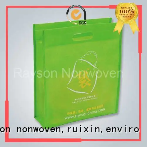 rayson nonwoven,ruixin,enviro Brand bagsspunbond bagspolypropylene gsm non woven fabric bagseco