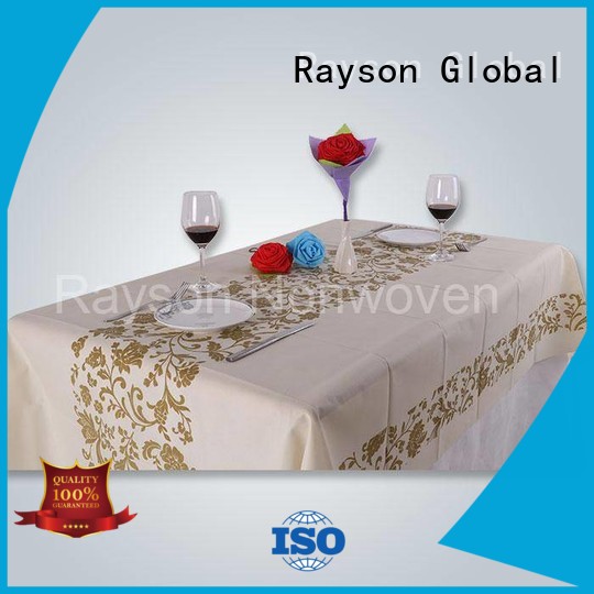 room woven non woven tablecloth rayson nonwoven,ruixin,enviro Brand
