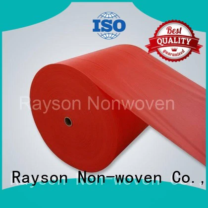 rayson nonwoven,ruixin,enviro Brand bag raw non woven weed control fabric manufacture