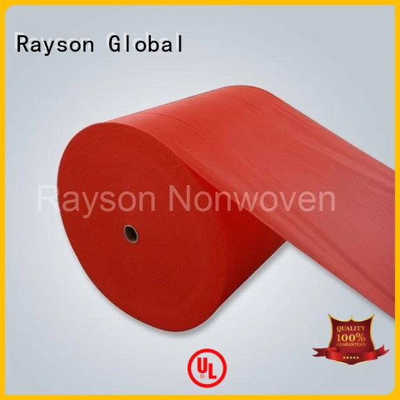 rayson nonwoven,ruixin,enviro Brand wovenspun embossed non woven weed control fabric manufacture