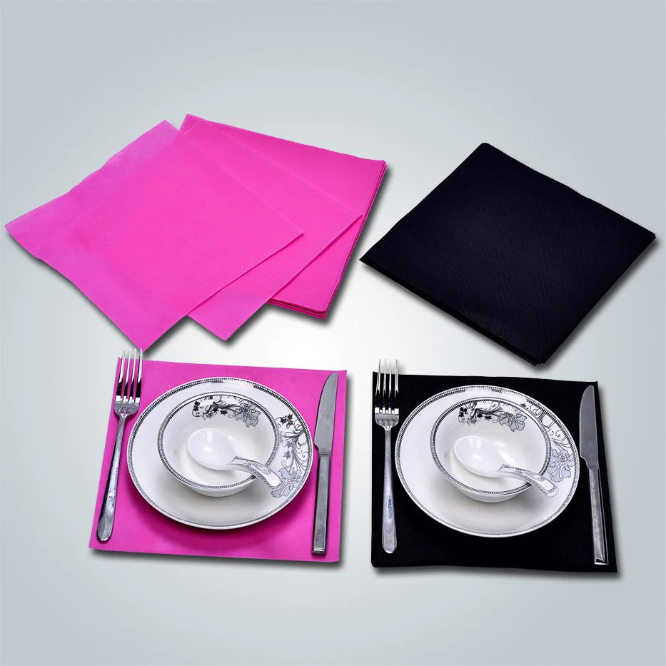 product-Food grade non woven placemat in red yellow black-rayson nonwoven-img-3