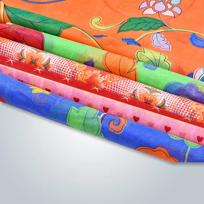 popular non woven printed fabric rolls 80gram series for covers
