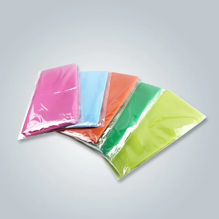 product-Spunbond Nonwoven Green Color Individual Packing Table Cloth For Retail-rayson nonwoven-img-3